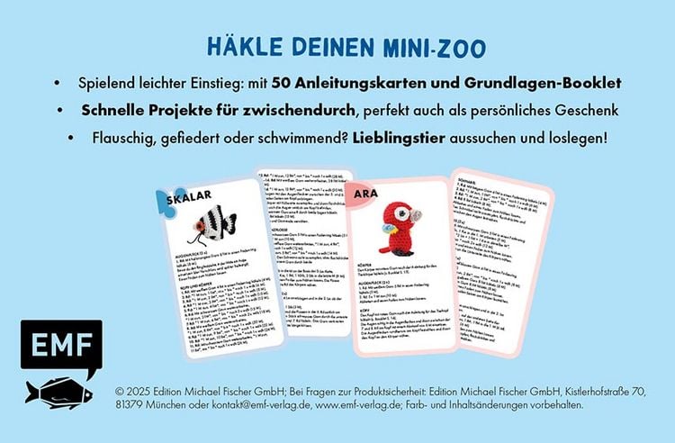 Produktbild: 50 Mini-Amigurumis &ndash; Das Kartenset