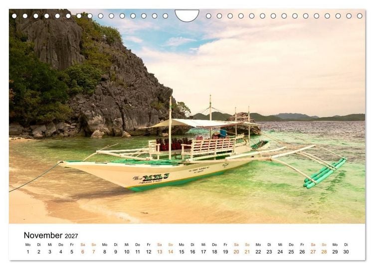 Produktbild: S&uuml;dostasien - Thailand, Philippinen, Bali (Wandkalender 2027 DIN A4 quer), CALVENDO Monatskalender
