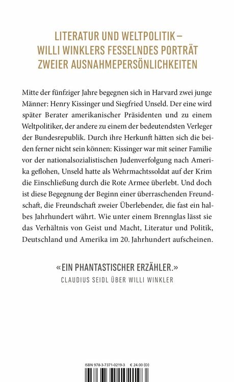 Produktbild: Kissinger & Unseld