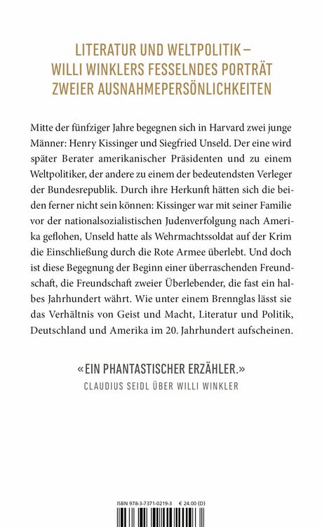 Produktbild: Kissinger & Unseld