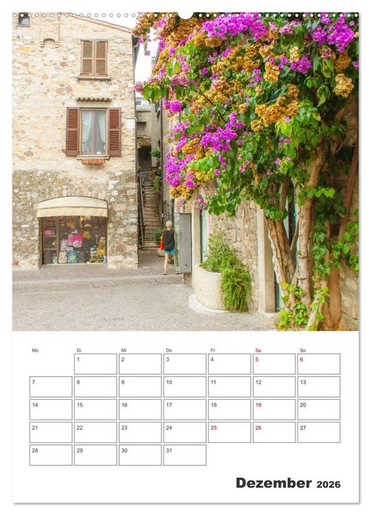 Produktbild: Sirmione - Reiseplaner (hochwertiger Premium Wandkalender 2026 DIN A2 hoch), Kunstdruck in Hochglanz