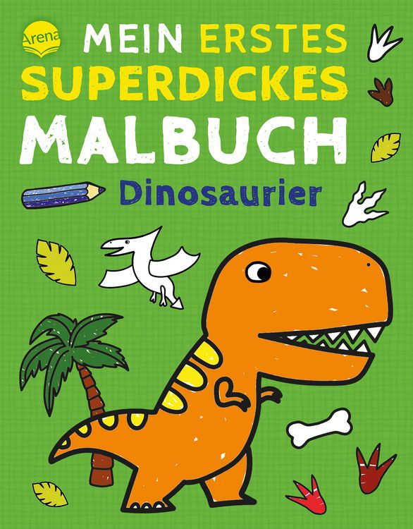 Produktbild: Mein erstes superdickes Malbuch. Dinosaurier