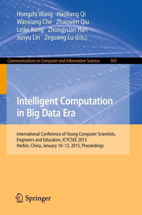 Produktbild: Intelligent Computation in Big Data Era