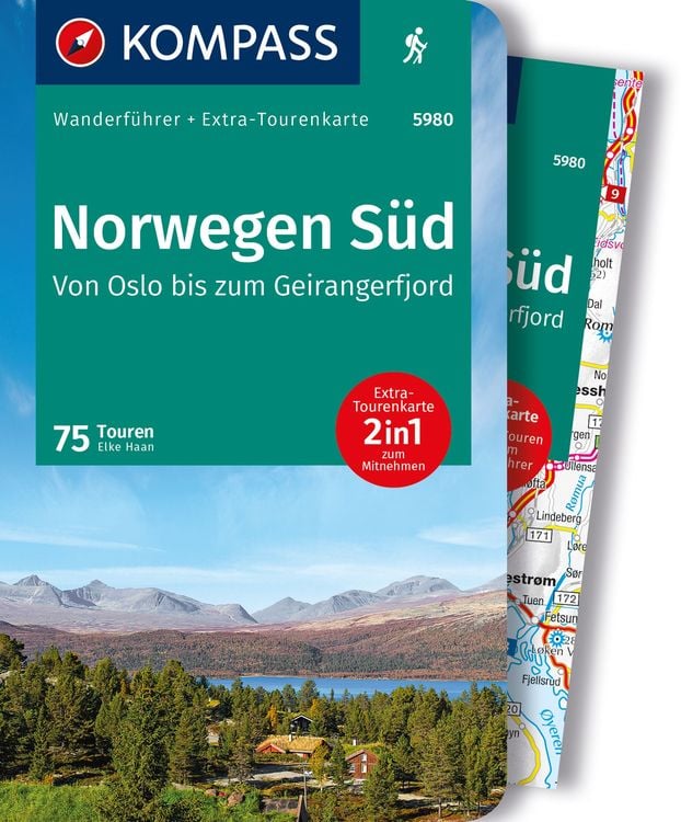 Bild vom Artikel KOMPASS Wanderführer Norwegen Süd, Von Oslo bis zum Geirangerfjord, 75 Touren mit Extra-Tourenkarte vom Autor 