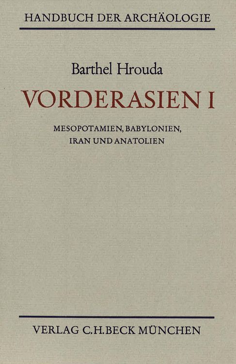 Produktbild: Vorderasien. Band 1