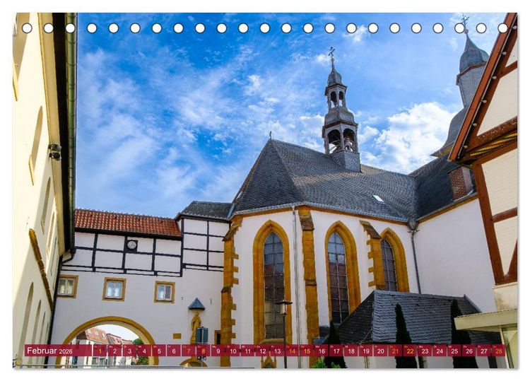 Produktbild: Ein Blick auf Rheda-Wiedenbr&uuml;ck (Tischkalender 2026 DIN A5 quer), CALVENDO Monatskalender