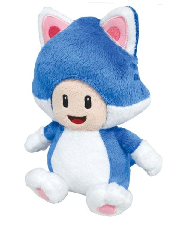 Produktbild: Nintendo Toad Cat, Plüschfigur, blau, 24 cm