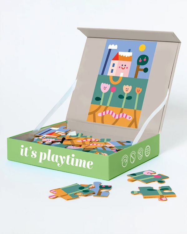 Produktbild: Under the Garden 24 Piece Kids Jigsaw Puzzle - Fun & Educational Puzzle for Ages 4+
