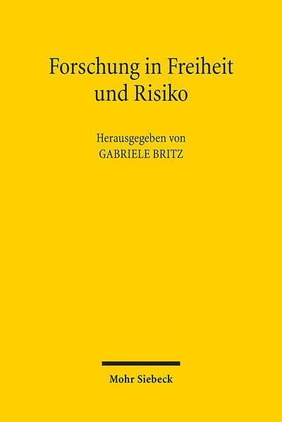 Produktbild: Forschung in Freiheit und Risiko