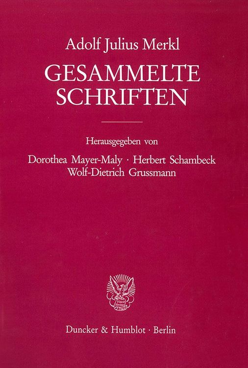Produktbild: Gesammelte Schriften.