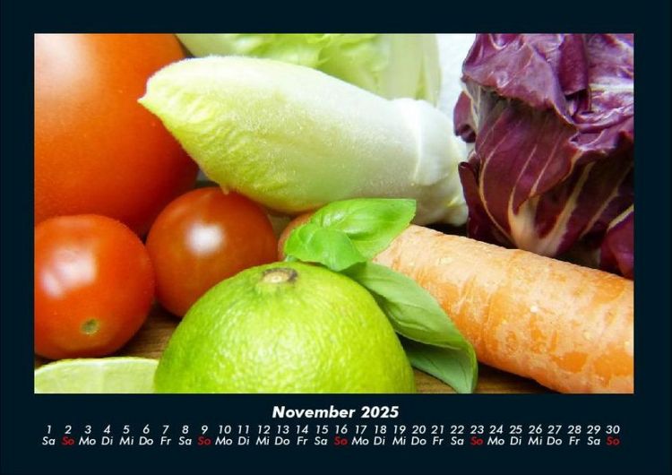Produktbild: Gem&uuml;sekalender 2025 Fotokalender DIN A4