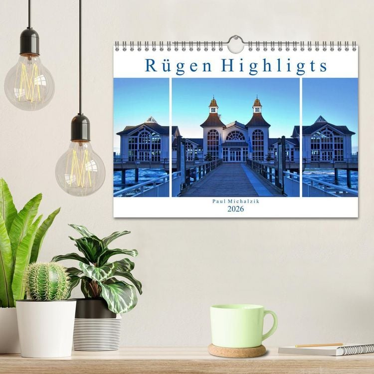 Produktbild: R&uuml;gen Highlights (Wandkalender 2026 DIN A4 quer), CALVENDO Monatskalender