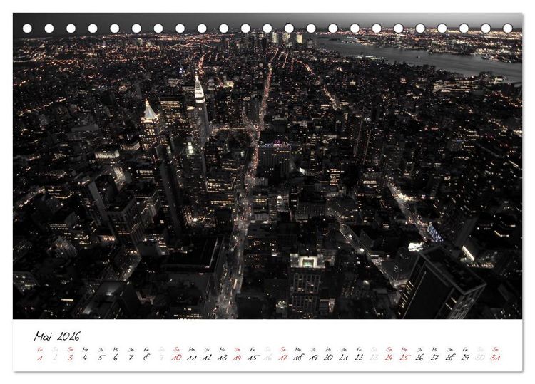 Produktbild: New York &ndash; The Big Apple (Tischkalender 2026 DIN A5 quer), CALVENDO Monatskalender