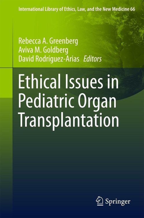 Produktbild: Ethical Issues in Pediatric Organ Transplantation