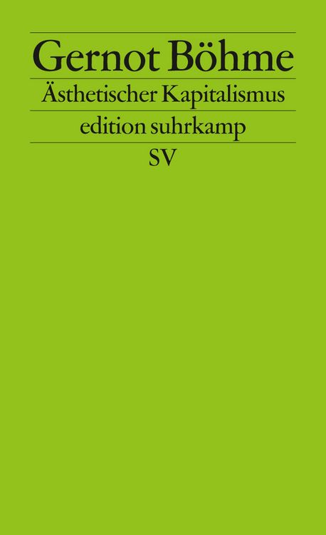 Produktbild: &Auml;sthetischer Kapitalismus