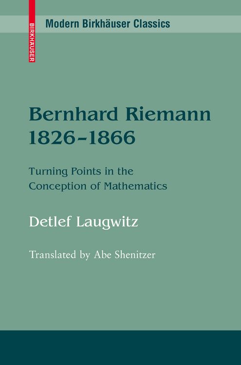 Produktbild: Bernhard Riemann 1826&ndash;1866