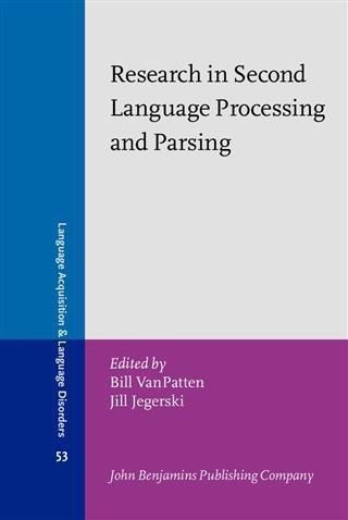 Produktbild: Research in Second Language Processing and Parsing