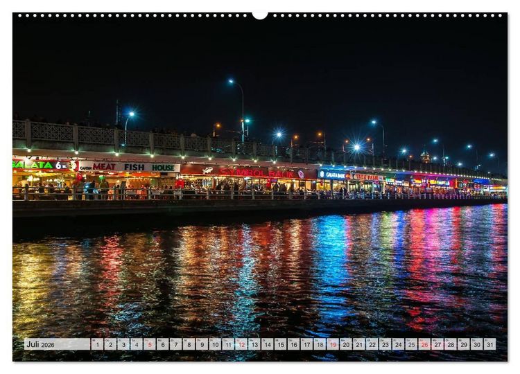 Produktbild: Big City Lights - Metropolen im Lichterglanz (hochwertiger Premium Wandkalender 2026 DIN A2 quer), Kunstdruck in Hochglanz