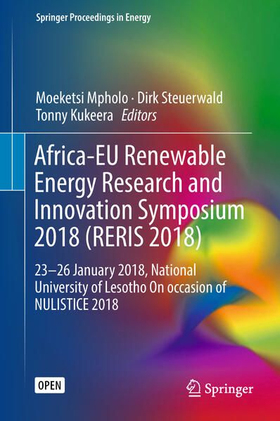 Produktbild: Africa-EU Renewable Energy Research and Innovation Symposium 2018 (RERIS 2018)