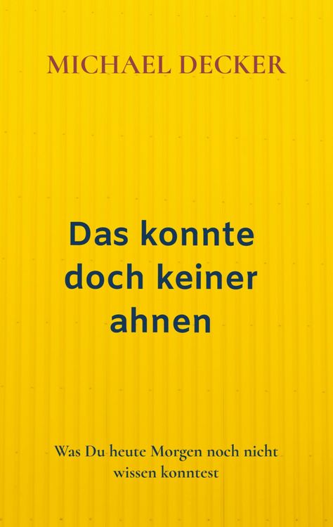Produktbild: Das konnte doch keiner ahnen