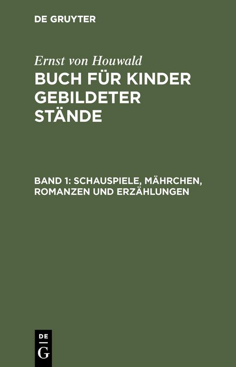 Produktbild: Schauspiele, M&auml;hrchen, Romanzen und Erz&auml;hlungen
