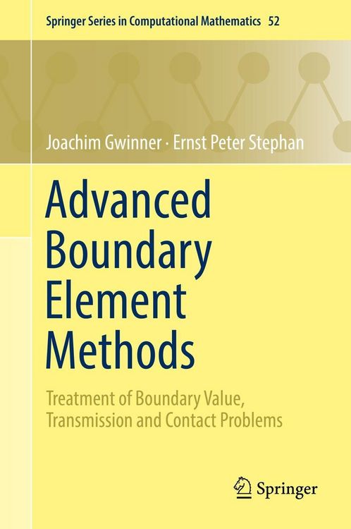 Produktbild: Advanced Boundary Element Methods