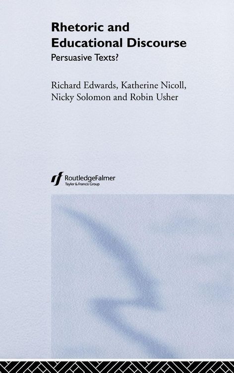 Produktbild: Rhetoric and Educational Discourse