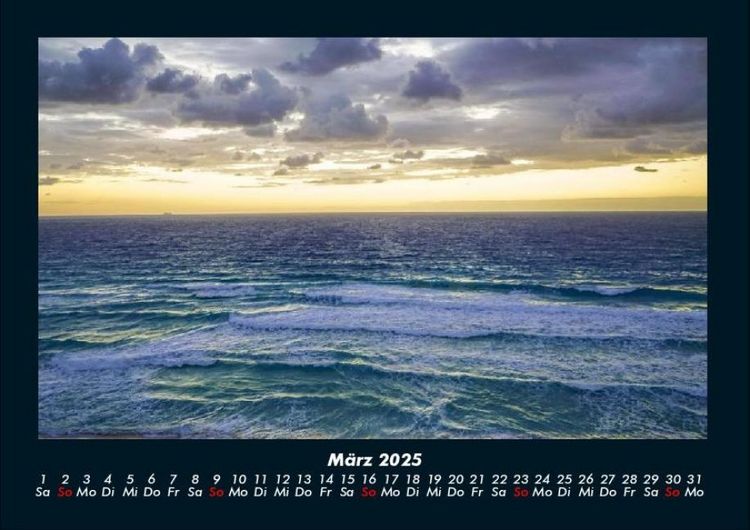 Produktbild: Meereslandschaften 2025 Fotokalender DIN A4