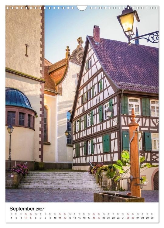 Produktbild: Malerisches Baden-W&uuml;rttemberg (Wandkalender 2027 DIN A3 hoch), CALVENDO Monatskalender