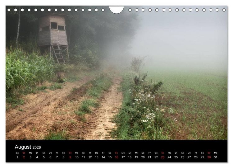 Produktbild: Kanzelkalender 2026 (Wandkalender 2026 DIN A4 quer), CALVENDO Monatskalender