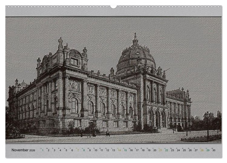 Produktbild: Hannover, alte Aufnahmen neu interpretiert. (Wandkalender 2026 DIN A2 quer), CALVENDO Monatskalender