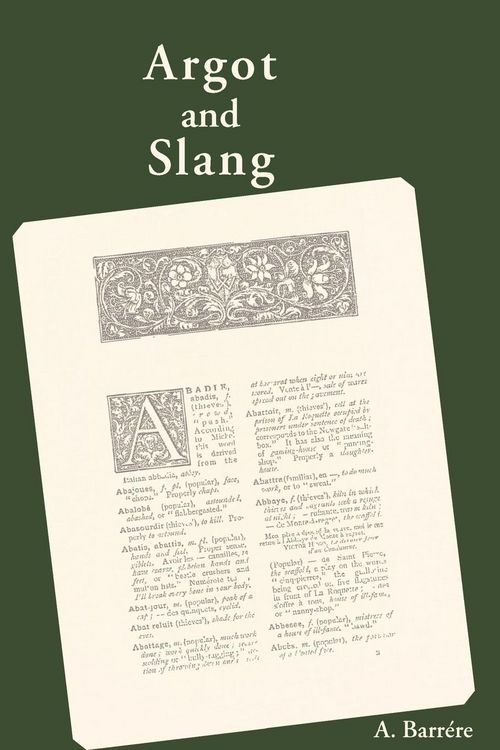 Produktbild: Argot and Slang