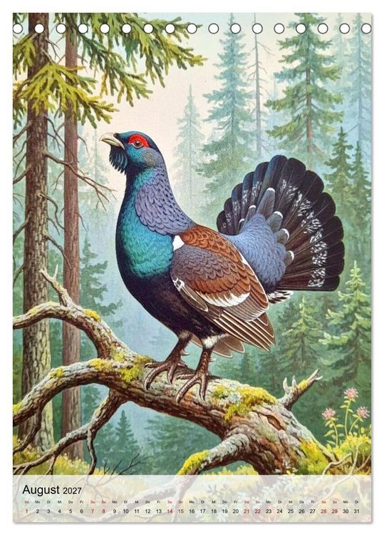 Produktbild: V&ouml;gel, die man selten sieht (Tischkalender 2027 DIN A5 hoch), CALVENDO Monatskalender