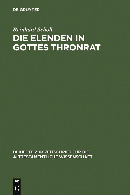 Produktbild: Die Elenden in Gottes Thronrat