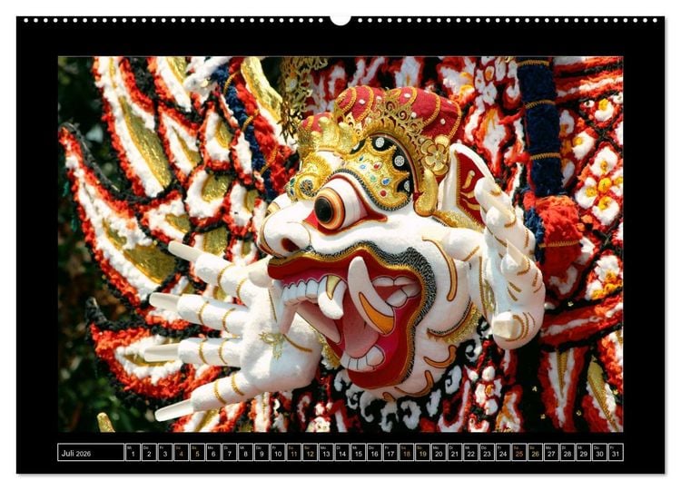 Produktbild: Bali - Details (Wandkalender 2026 DIN A2 quer), CALVENDO Monatskalender