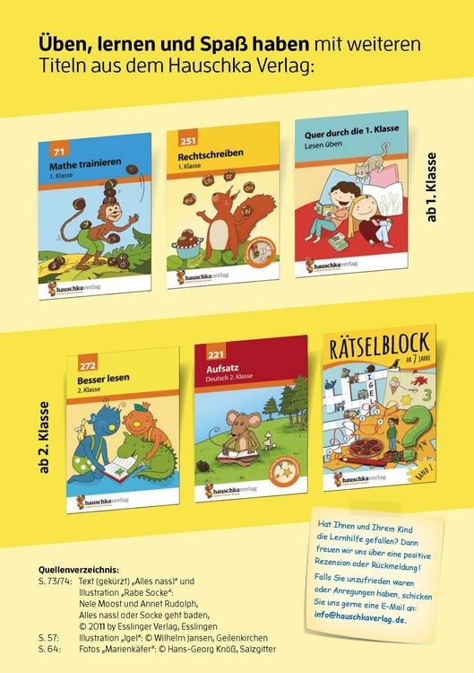 Produktbild: Deutsch 1. Klasse &Uuml;bungsheft - Besser lesen