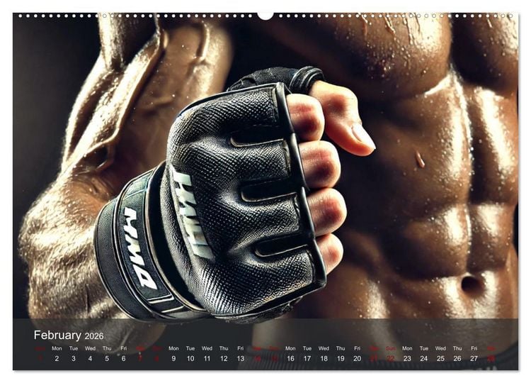 Produktbild: MMA UK - The ultimate fight (Wall Calendar 2026 DIN A2 landscape), CALVENDO 12 Month Wall Calendar