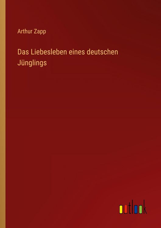 Produktbild: Das Liebesleben eines deutschen Jünglings