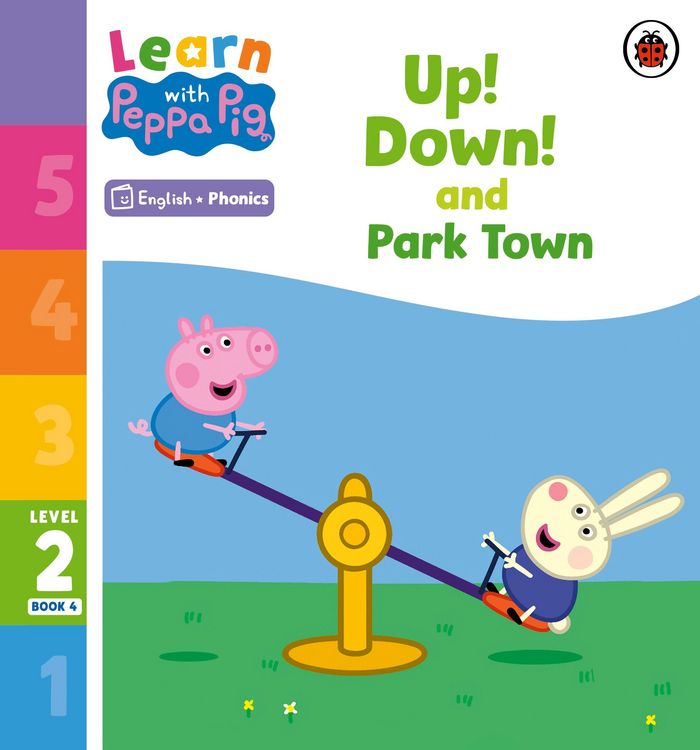 Produktbild: Learn with Peppa Phonics Level 2 Book 4 - Up! Down! and Park Town (Phonics Reader)