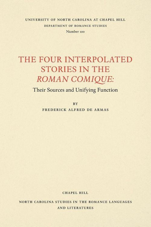 Produktbild: The Four Interpolated Stories in the Roman Comique