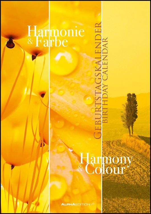 Produktbild: Geburtstagskalender Harmonie & Farbe - immerwährend - (21 x 30)