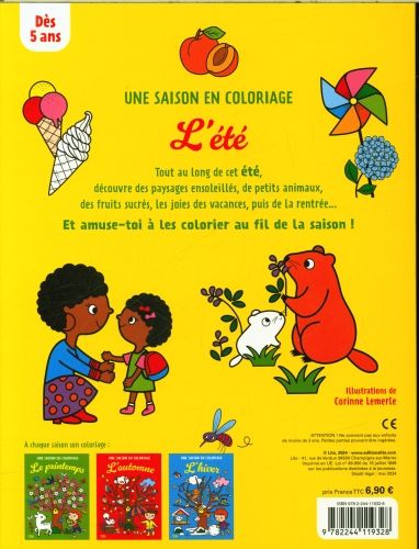 Produktbild: L'&eacute;t&eacute; : une saison en coloriage