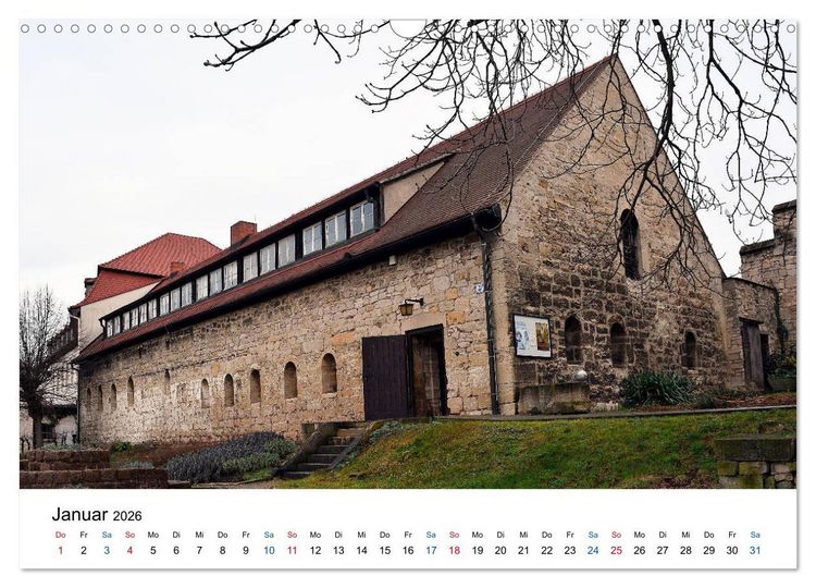 Produktbild: Die Stra&szlig;e der Romanik (Wandkalender 2026 DIN A3 quer), CALVENDO Monatskalender