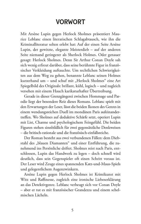 Produktbild: Ars&egrave;ne Lupin gegen Herlock Sholmes. Detektivroman. Maurice Leblanc