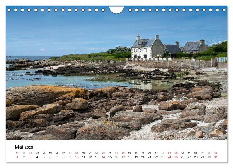 Produktbild: Bretonische Impressionen (Wandkalender 2026 DIN A4 quer), CALVENDO Monatskalender