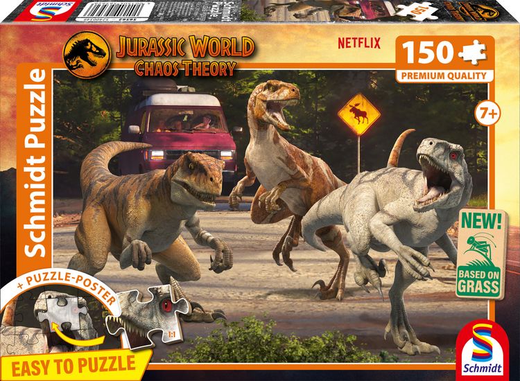 Produktbild: Jurassic World, Angriff der Velociraptoren 150 Teile