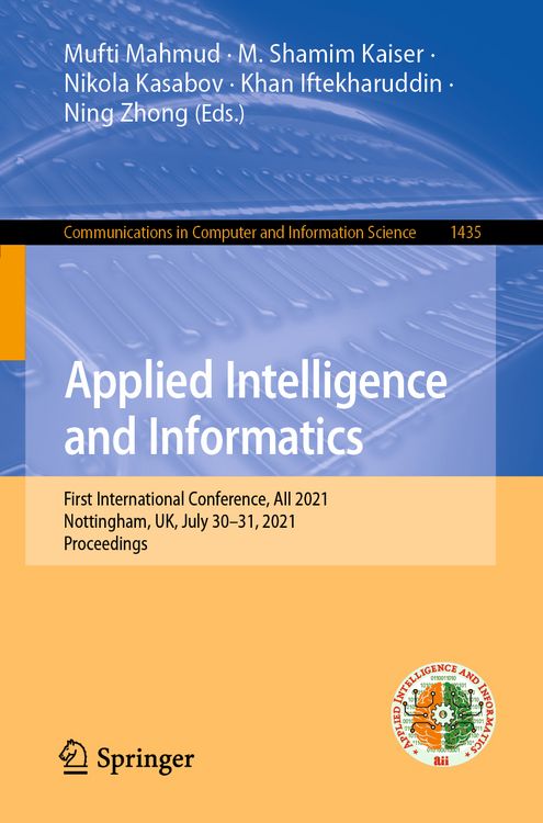 Produktbild: Applied Intelligence and Informatics