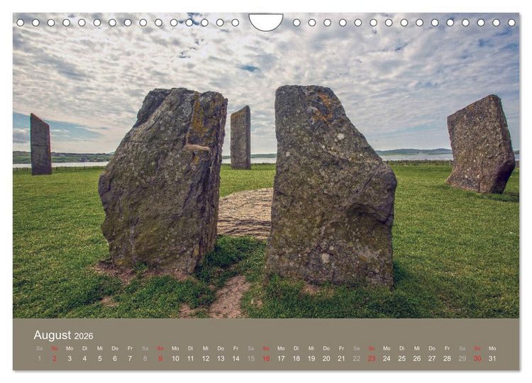 Produktbild: Historisches Schottland (Wandkalender 2026 DIN A4 quer), CALVENDO Monatskalender