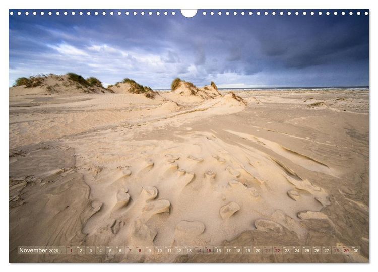 Produktbild: R&ouml;m&ouml; - Str&auml;nde und D&uuml;nen (Wandkalender 2026 DIN A3 quer), CALVENDO Monatskalender