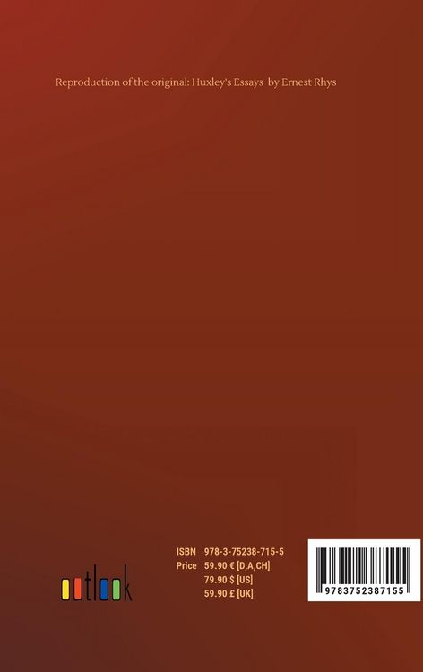 Produktbild: Huxley's Essays